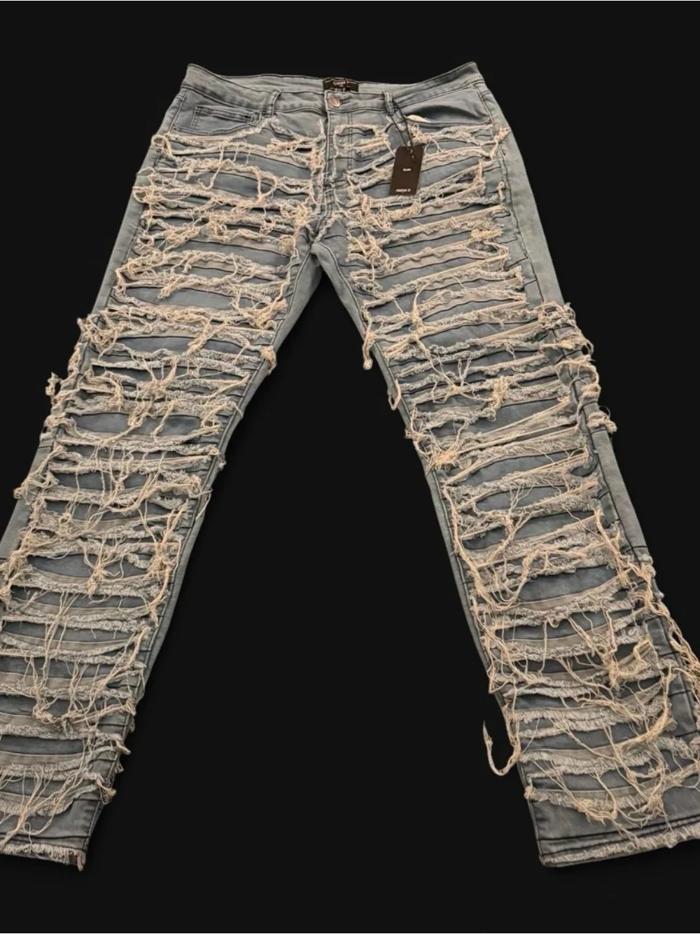 F21 MENS DISTRESSED SLIM JEANS **NWT
